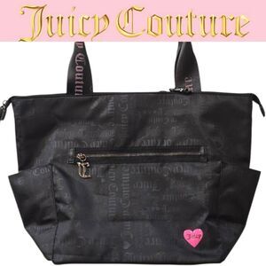 Juicy Couture Material Girl Tote Bag- Liquorice
